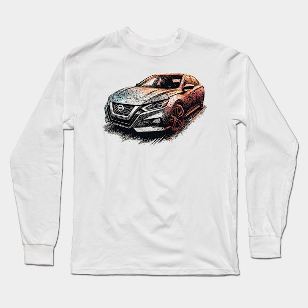 Nissan Altima Long Sleeve T-Shirt by Vehicles-Art